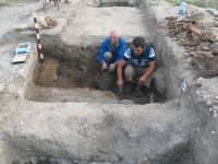 Chronicle of the Archaeological Excavations in Romania, 2009 Campaign. Report no. 27, Hârşova, La Cetate<br /><a href='http://foto.cimec.ro/cronica/2009/sistematice\027/29-HARSOVA-T-1-nivelul-de-distrugere.jpg' target=_blank>Display the same picture in a new window</a>